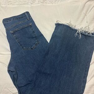 Just Black Blue Wide Leg Pants